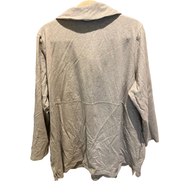 264. WOMENS DENIM + COMPANY 3X DETAIL TOP - Picture 5 of 5